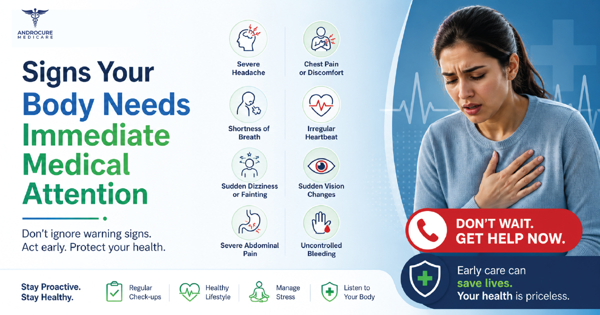 Signs Your Body Needs Immediate Medical Attention