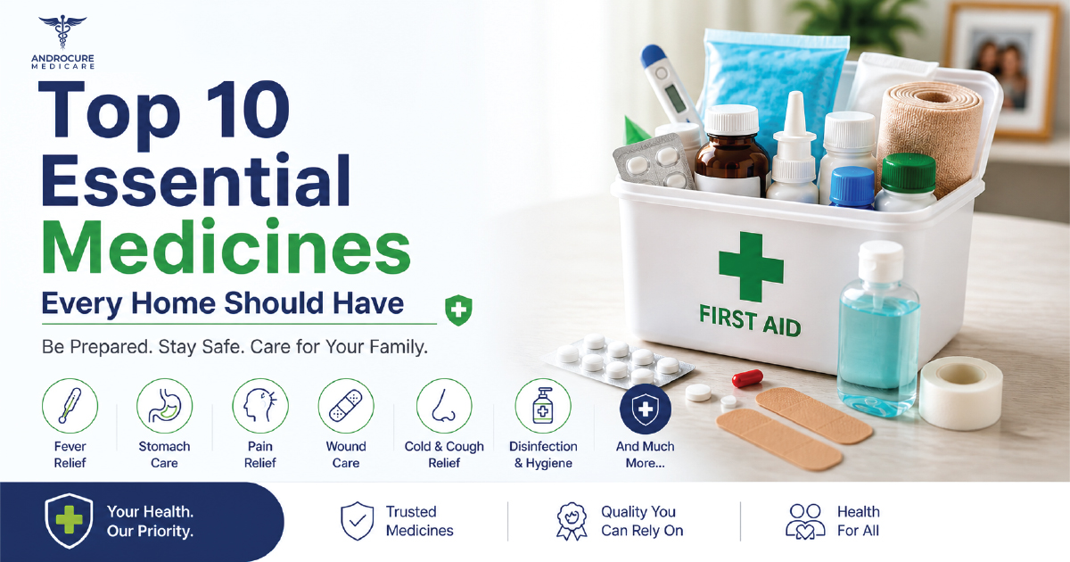 Top 10 Essential Medicines Every Home Should Have